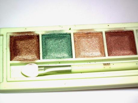 Pixi Mesmerizing Mineral Palette Emerald Swatches