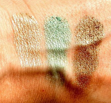 Pixi Mesmerizing Mineral Palette Emerald Swatches 