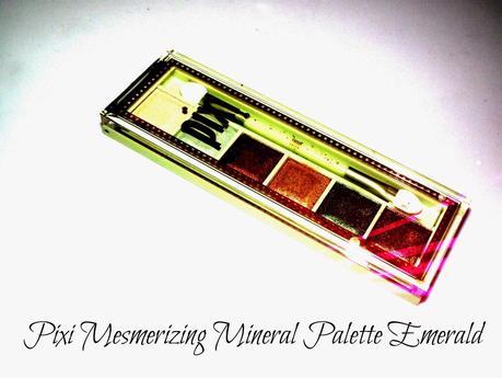 Pixi Mesmerizing Mineral Palette Emerald Swatches 