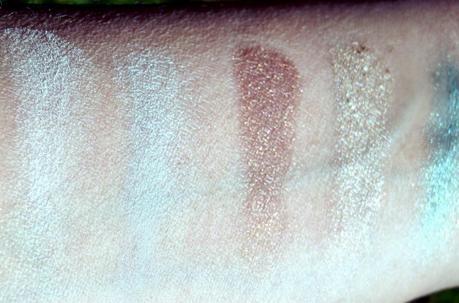 Pixi Mesmerizing Mineral Palette Emerald Swatches 