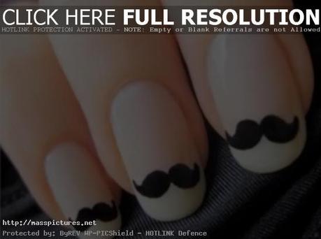 movember nail art
