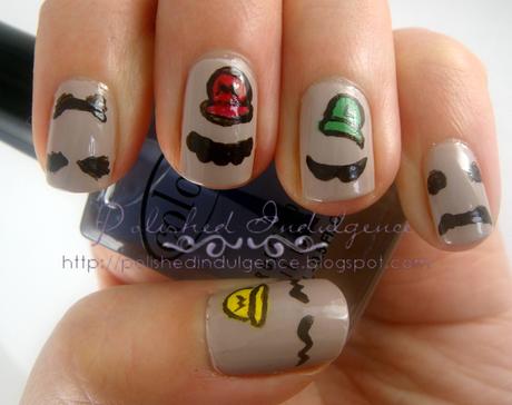 movember nail art