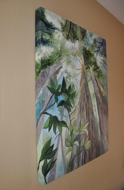 Forest Light on display at Fallbrook Art Center