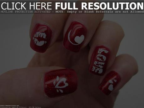 valentine's day nail designs