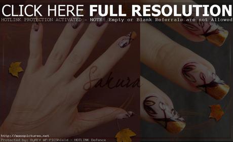 automne nail art