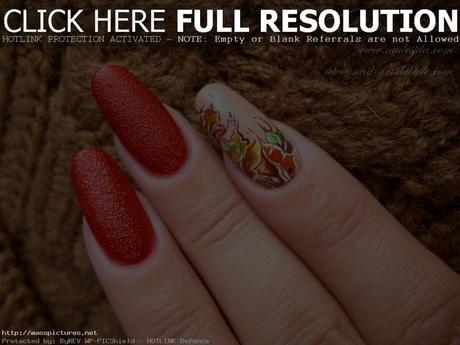 automne nail art