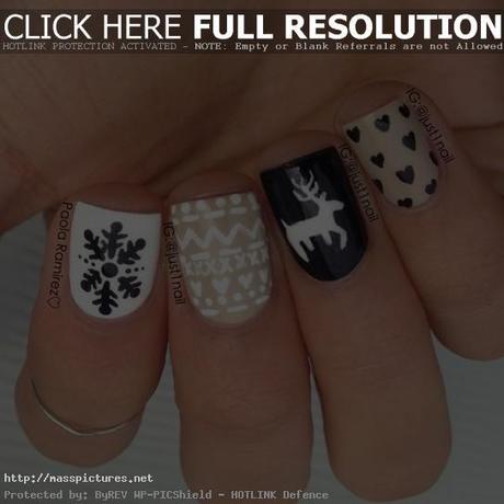 winter nail art