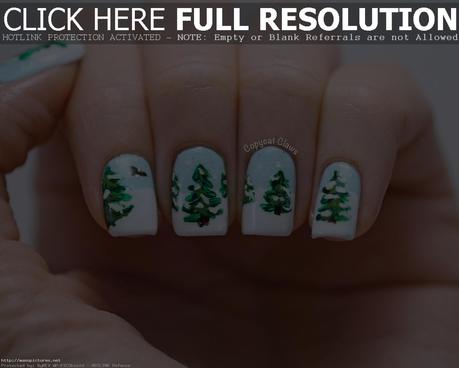 winter nail art
