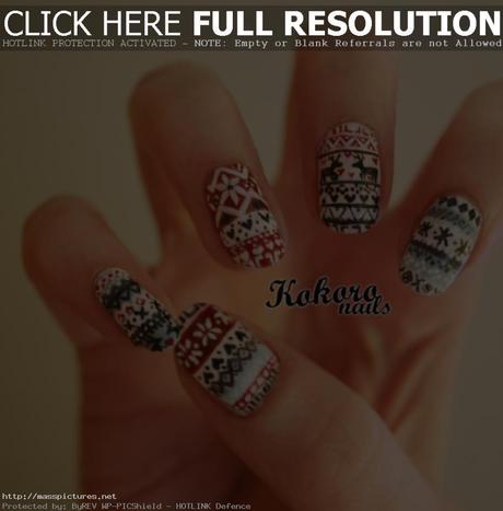 winter nail art