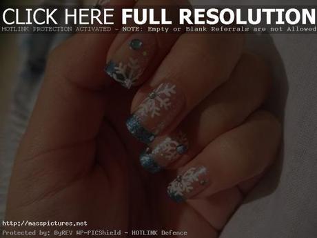 winter nail art