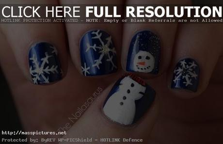 winter nail art
