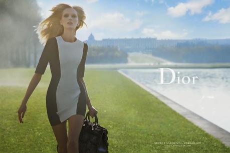 Daria Strokous Poses in Versailles for Dior’s “Secret Garden” 2014 Campaign