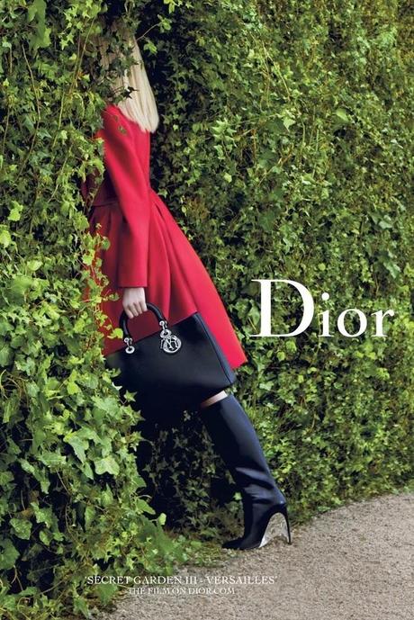 Daria Strokous Poses in Versailles for Dior’s “Secret Garden” 2014 Campaign