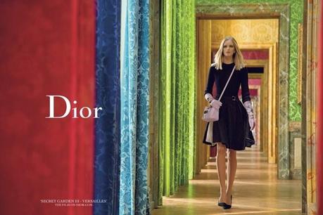 Daria Strokous Poses in Versailles for Dior’s “Secret Garden” 2014 Campaign