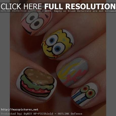 funny nail arts