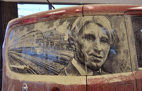 Unusual Dirty Car Art by Scott Wade