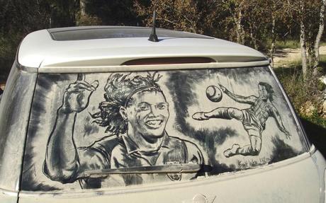 Unusual Dirty Car Art by Scott Wade