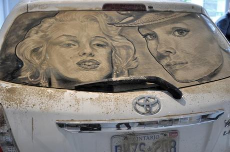 Unusual Dirty Car Art by Scott Wade