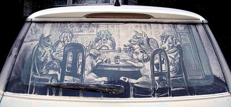 Unusual Dirty Car Art by Scott Wade