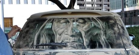 Unusual Dirty Car Art by Scott Wade