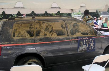 Unusual Dirty Car Art by Scott Wade