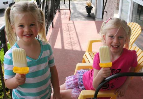 Pina Colada Popsicles (Dairy and Refined Sugar Free)