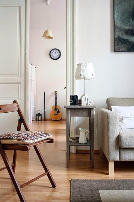 musical instruments in living rooms