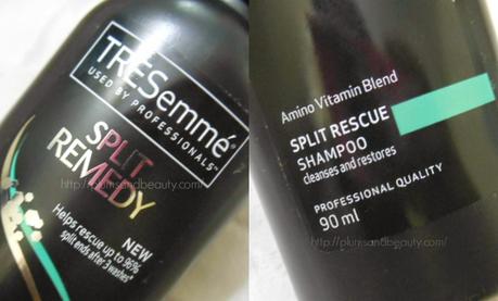 TRESemmé Split Remedy Shampoo + Conditioner : Review