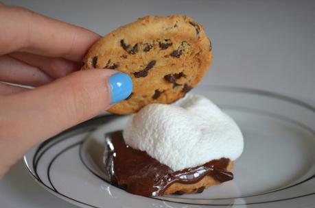 Chocolate Chip Cookie S'mores 
