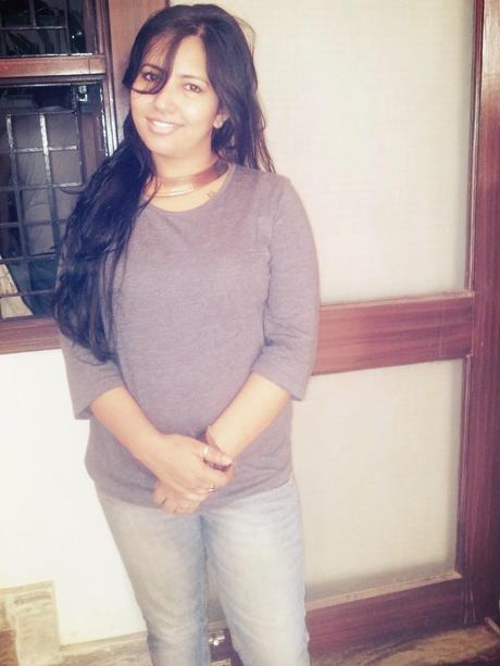 What I Wore | A Collar Necklace in Silver and Copper What I Wore | A Collar Necklace in Silver and Copper