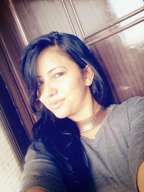 What I Wore | A Collar Necklace in Silver and Copper What I Wore | A Collar Necklace in Silver and Copper