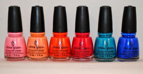 China Glaze - Off Shore Collection - Swatches & Review Part 1