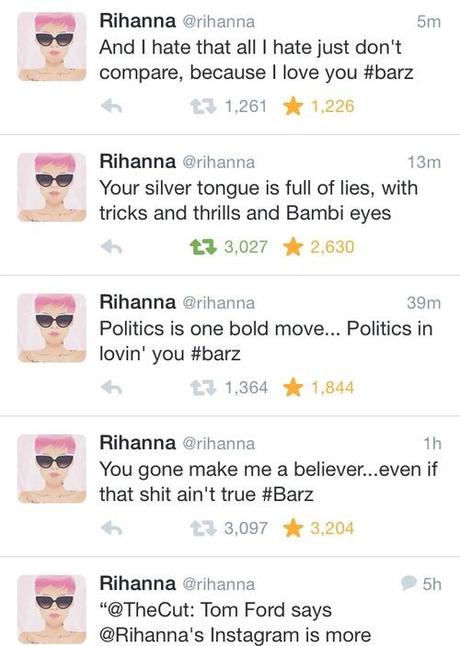 Rihanna #Barz … Is R8 Coming???