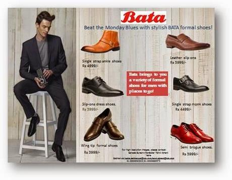 bata leather formal shoes