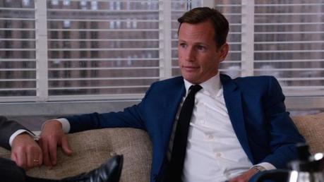 The Literary James Bond Tim sits back while taking a meeting in Don Draper's office.