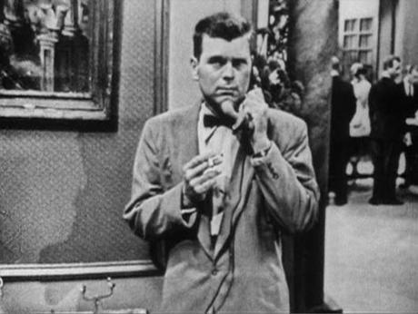 The Literary James Bond Barry Nelson sports a light-colored dinner jacket as the American gambler