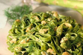 The Literary James Bond Tagliatelli Verdi, Bond's favorite pasta dish.