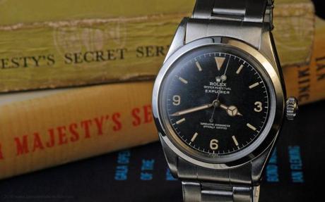 The Literary James Bond Dell Deaton's Rolex Explorer 1016 wristwatch with a metal bracelet, produced in 1960 IV and the likely watch that James Bond wore in On Her Majesty's Secret Service.