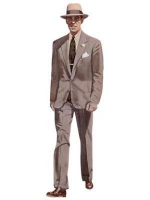 The Literary James Bond Esquire's depiction of the typical American male of the 1950s.