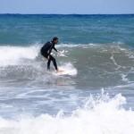 San Sebastian has fantastic waves for surfing.