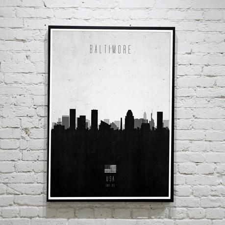 Baltimore. Contemporary Cityscape