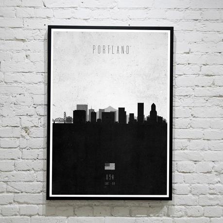 Portland. Contemporary Cityscape