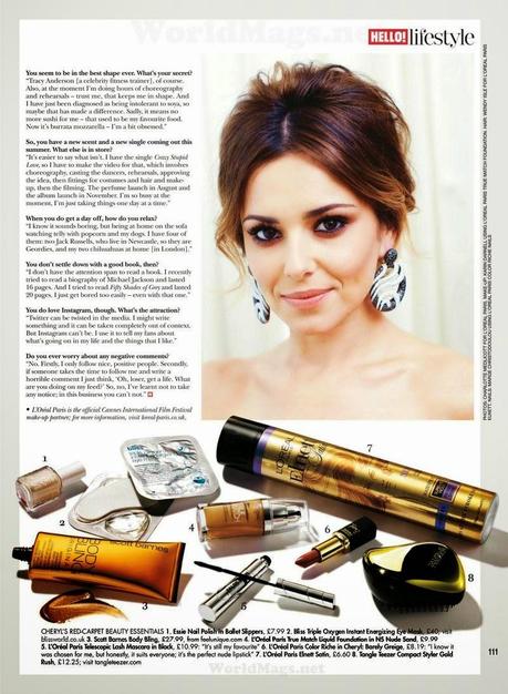 Cheryl Cole For Hello Magazine, UK, June 2014