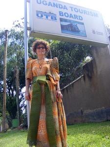 Muzungu in Basuti gomez dress 