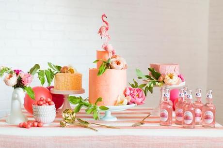 Flamingo Pop: a bridal shower collab with BHLDN