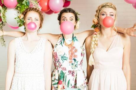 Flamingo Pop: a bridal shower collab with BHLDN