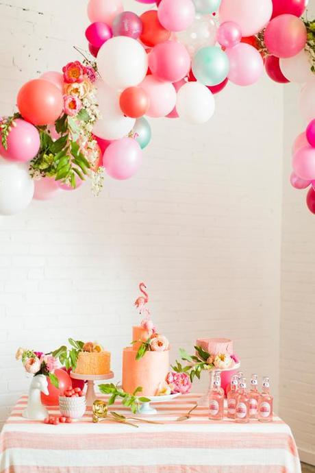 Flamingo Pop: a bridal shower collab with BHLDN