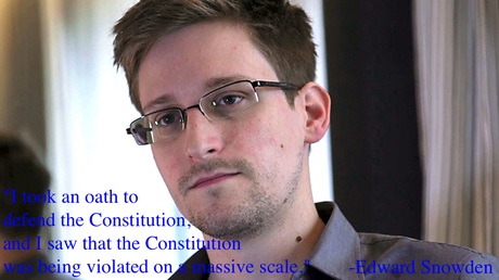 Edward Snowden quote constitution