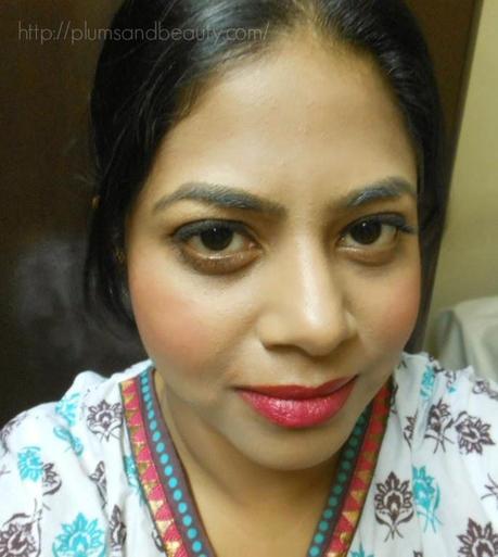 Everyday Makeup : Rosy Lips and Winged Liner