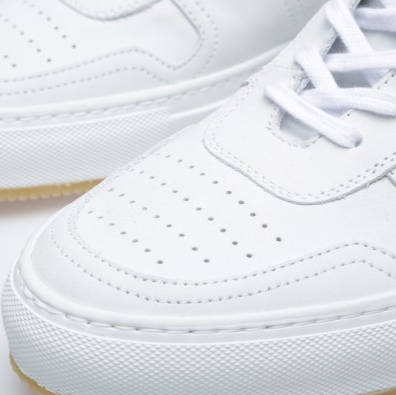 Great Heights In White:  Common Projects B-Ball High Sneaker